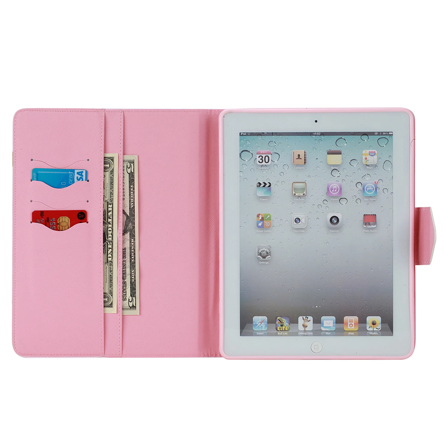 Чехол для планшета ipad 4 iPad 3 2 9 7 дюймов смарт чехол из искусственной кожи с