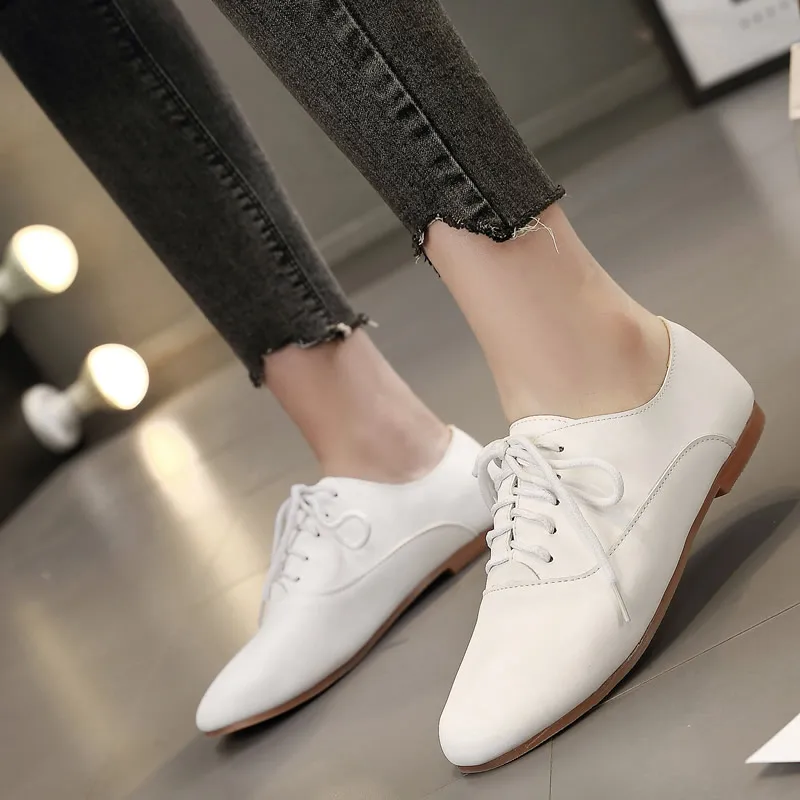 Punta Básico Marca Redonda Encaje Primavera otoño Mujer Zapatos Microfibra Roma Dulce Leisurec2 Pisos De Sólido vqdqY