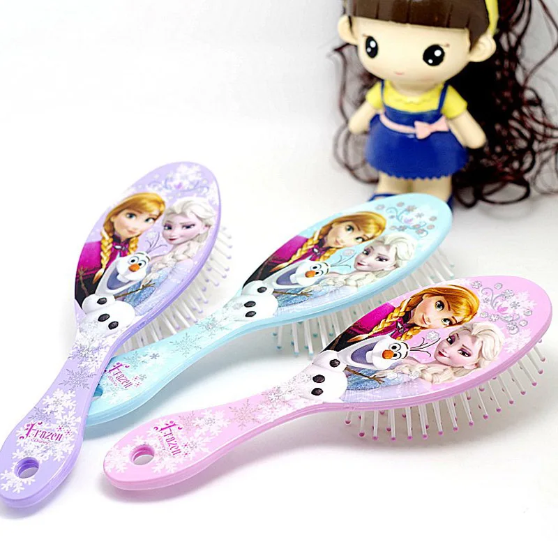 Disney Frozen Pretend Play Hairdressing Tools Head Comb Anna Elsa Comb Baby Cartoon Air Cushion Comb Girl Anti-static Head Comb Disney Frozen Pretend Play Hairdressing Tools Head Comb Anna Elsa Comb Baby Cartoon Air Cushion Comb Girl Anti-static Head Comb