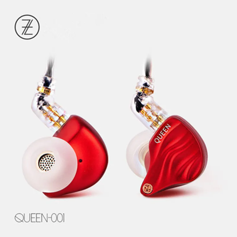 TFZ QUEEN 2-контактный интерфейс Металл HIFI монитор IEM 3,5 мм в ухо Спортивная музыка динамический DJ сценические наушники стерео наушники T2 S2 KING - Цвет: red