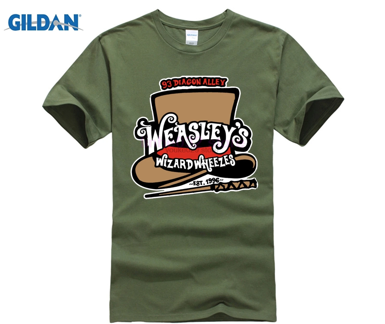 

2019 hot sell men harry tee Weasley's Wizard Wheezes T-Shirt potter men t shirt