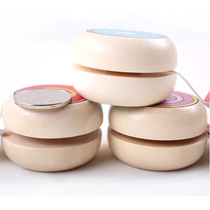Оптовая продажа деревянные YOYO Yo Детские Классические игрушки рождественские