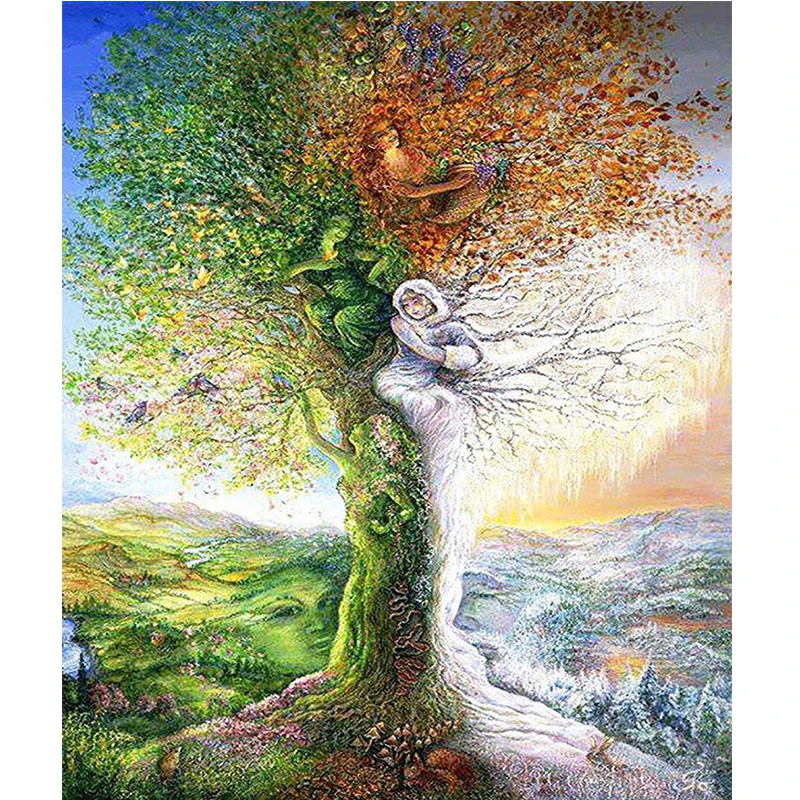 Full round Diamond 5D DIY Diamond Painting "tree" Diamond Embroidery