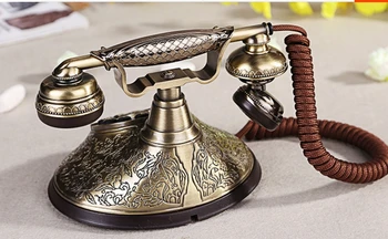 

Classic vintage landline fixed telephone home wired telephone