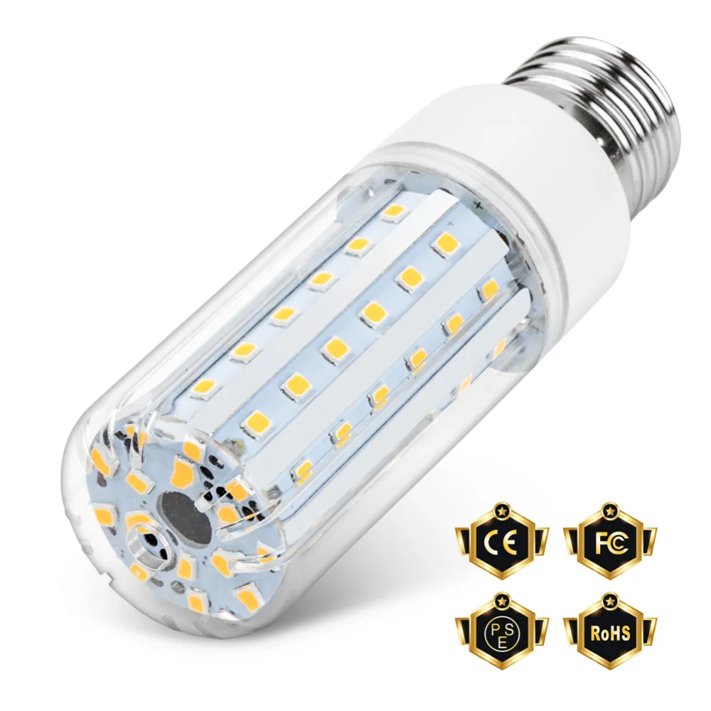 

E27 LED Corn Light E14 LED Lamp 5W 10W 15W 20W Lampada Led Bulb 220V No Flicker Ampoule 110V Energy saving Home Lighting SMD2835