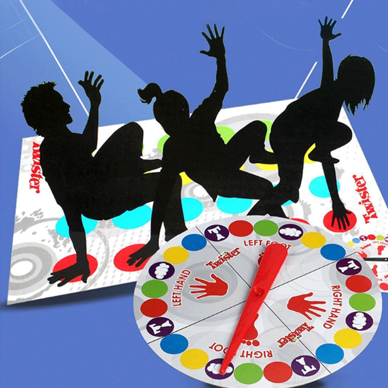 Твистер игра Забавный ребенок семья тело Твистер движение коврик настольная игра спортивная игрушка