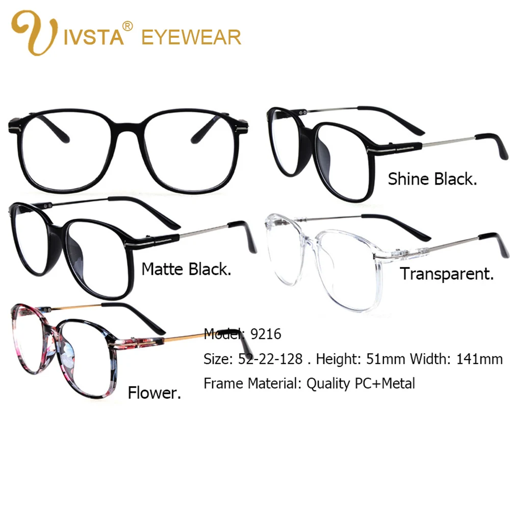 IVSTA винтажные оправы для очков TF921 брендовые дизайнерские прозрачные очки большие очки мужские большие оправы для Большого Лица 9216
