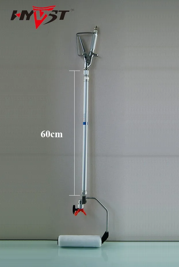 Безвоздушная высокого давления для краски ролик с 60 см Удлинительный полюс безвоздушный распылитель краски бегунок ролик