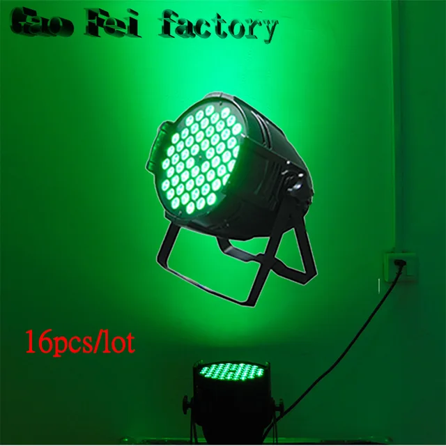 16pcs 54x3w led par