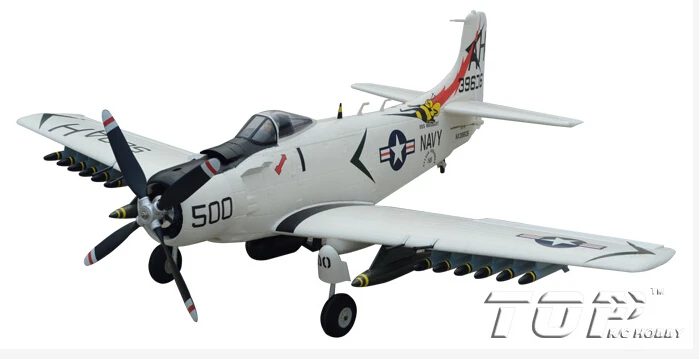 A1 skyraider rcウォーバード飛行機モデル 