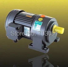 Motor HP de 1/2 W, eje de velocidad de salida de 400 V 50Hz 60rpm, 220 W, instalación Horizontal de 28mm, motores de engranaje de CA con relación de caja de cambios 30:1