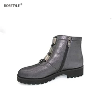Rosstyle Women Foaming Light Bottom Full Grain Leather Ankle Boot Flat Heel Lace-Up Women Shoes Autumn Genuine Leather Boot B22 Rosstyle Women Foaming Light Bottom Full Grain Leather Ankle Boot Flat Heel Lace-Up Women Shoes Autumn Genuine Leather Boot B22