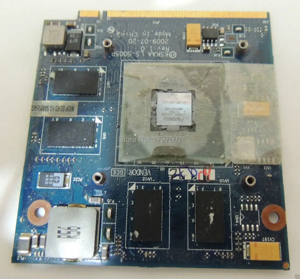 K000075450 For Toshiba A500 A500D a505 NVIDIA GT 230M DDR3 1Gb Video Card LS-5005P Laptop Video card Fully Tested