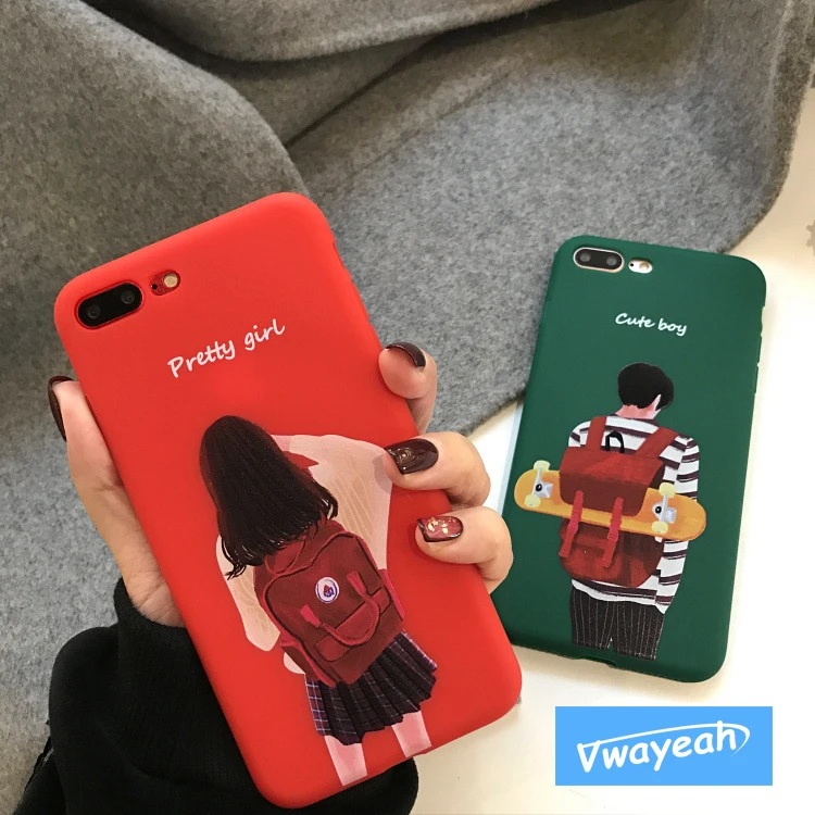 Lovers Student Pretty Girl Cute Boy Case (7)