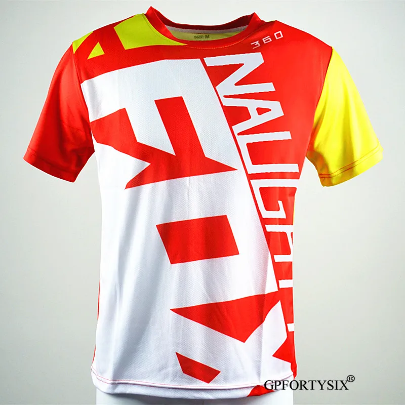 2020 NAUGHTY FOX Mens Downhill Jerseys Mountain Bike MTB T-Shirts Off-road DH Motorcycle Jersey Motocross Sportwear