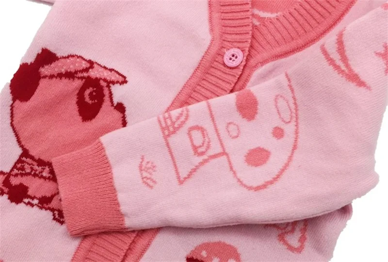 Bear Knitted Baby Sweater Infant Boys Sweater Cardigan Long Sleeve V-Neck Baby Sweater For Girls Autumn Winter Baby Boy Clothing (10)