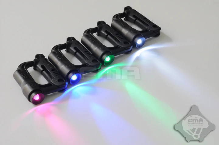 

FMA TB916 Waterproof High Temperature Resistance FTW D buckle Small light 4 Color LED