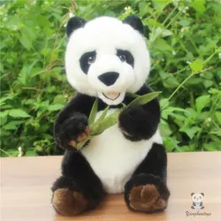 Игрушка-панда Моделирование животных куклы милые держать бамбуковые панды игрушки детей подарок к празднику