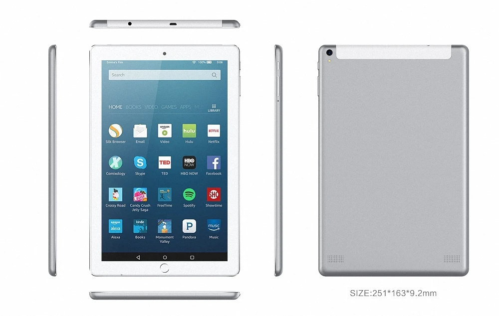 10 Inch Android 7.0 Octa Core 4GB RAM 64GB ROM Dual SIM 4G/LTE Phablet 1920*1200 IPS LCD Bluetooth 