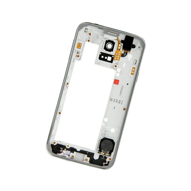 Оригинальный передний ЖК дисплей корпус рамка средняя для Galaxy S5 G900F i9600 белый