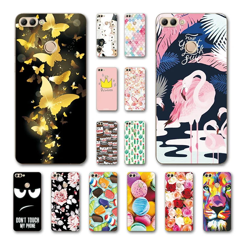 

New Fashion Various Dark Man Huawei Y9 2018 Case Huawei Y9 2018 FLA-LX2 Case Cover Soft Silicone For Huawei Y9 2018 5.93" Cover