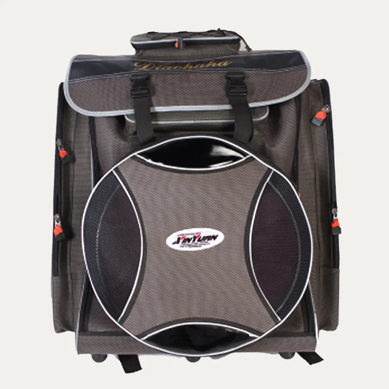 US $85.00 Large Capacity Fishing Bag Shoulders Backpack Hard Shell Thickened Gear Multi Function European Style