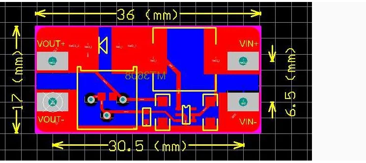 MT3608 DC-DC Step Up Converter Booster Power Supply Module Boost Step-up Board MAX output 28V 2A for arduino