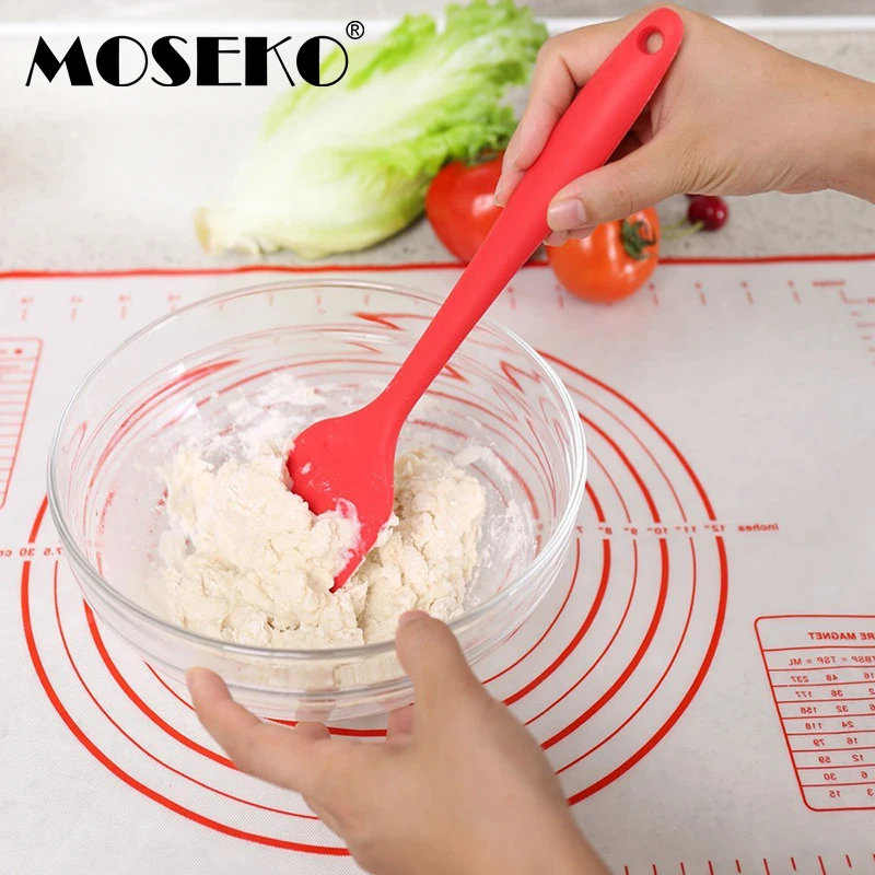 MOSEKO 1 шт. силиконовая лопатка скребок для выпечки торта сливочное масло