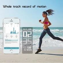 Лидер продаж Bluetooth4.0 Смарт Поддержка монитор сердечного ритма напоминание IP67 Водонепроницаемый спортивные Фитнес трекер умный Браслет