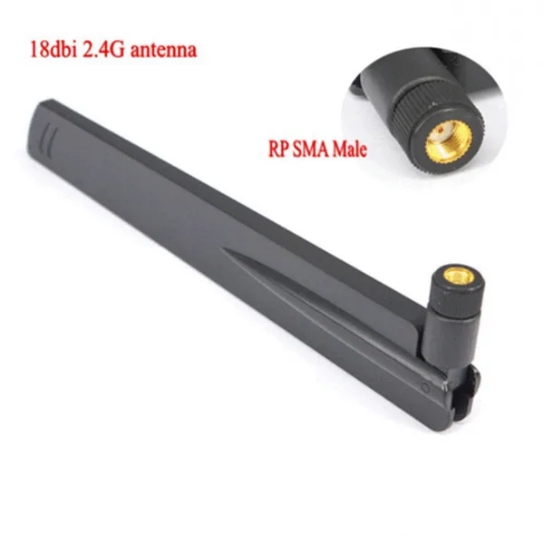 

2.4G 18dbi Dual Frequence Wifi Antenna RP-SMA Male Connector 3G 4G LTE GSM