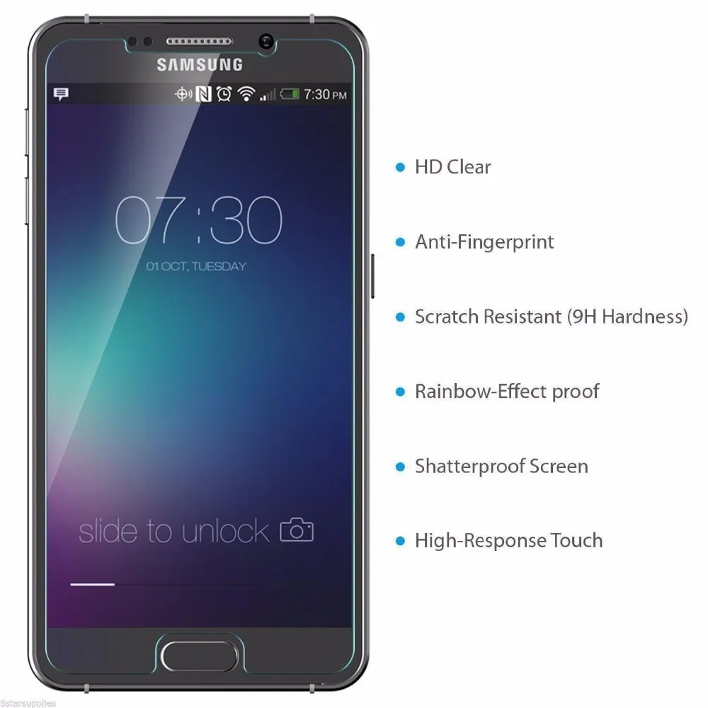 0,3 мм 2.5D с уровнем твердости 9H закаленное Стекло Экран Защитная пленка для телефона для samsung Galaxy Note 2, 3, 4, 5, S3 S4 S5 мини S6 S7