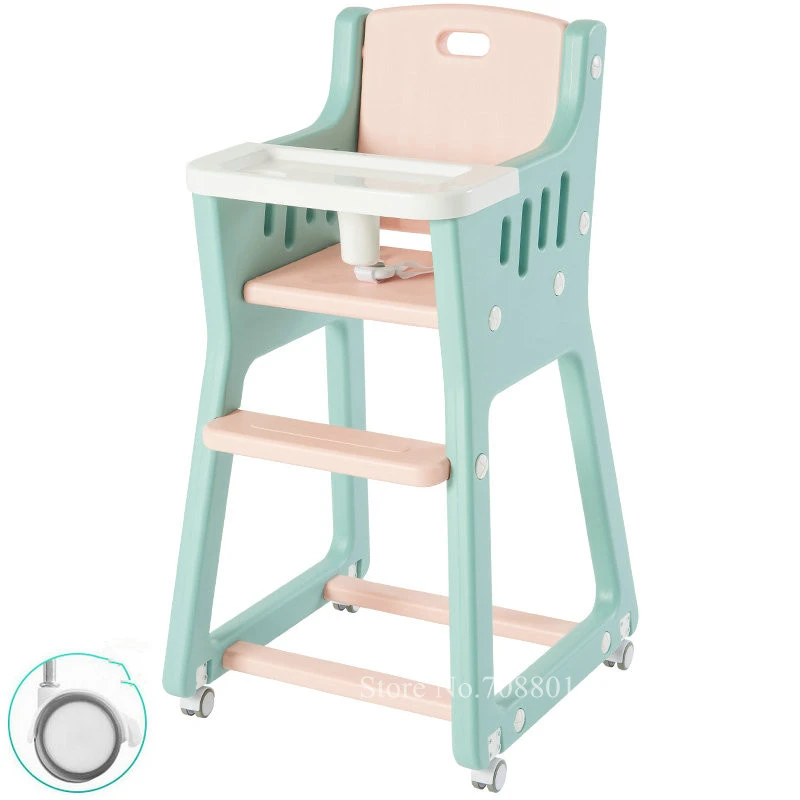 Trona ligera con 4 ruedas para bebé, lavable para niños con de comedor para asiento Funda de cuero, venta directa de fábrica| | AliExpress