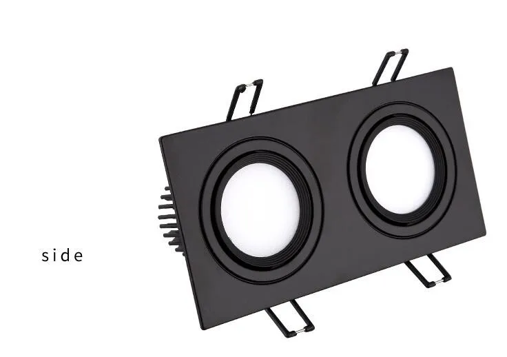 1pcs Energy saving Recessed Double LED Dimmable Downlight COB 7w 9w 12W 24W LED Spot light decoration Ceiling Lamp AC 110V 220V