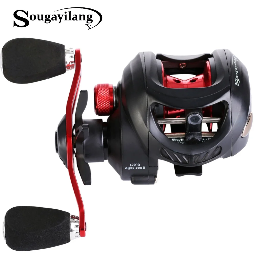 

Sougayilang 12+1BB Fishing Reel Gear Ratio 6.3:1 Bait Casting Baitcasting Reel Left/Right Hand Lure Fishing Reel