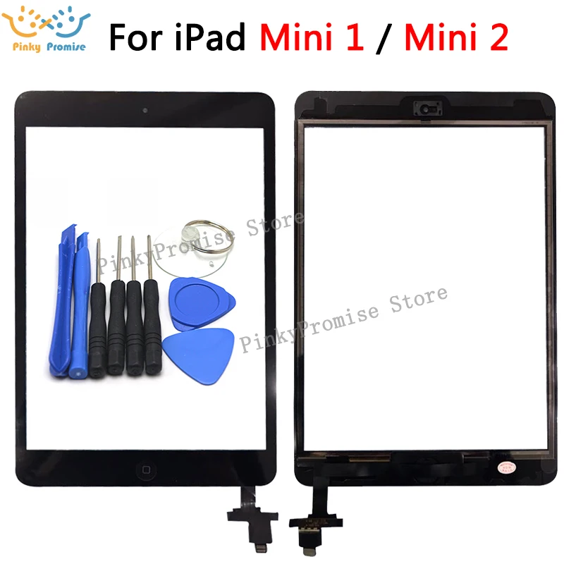 

1Pcs Touch Screen Digitizer For iPad Mini 1 Mini 2 Mini1 Mini2 7.9" A1432 A1454 A1455 A1489 A1490 A1491 with free tools