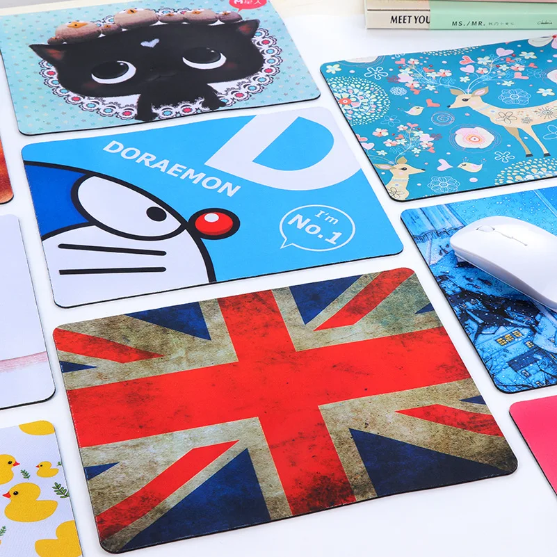 

Tapis De Souris New New Arrival Mousepad 2019 Kawaii Cute Cartoon Mouse Pad Desktop Square Keboard Office Internet Bar 26x21cm