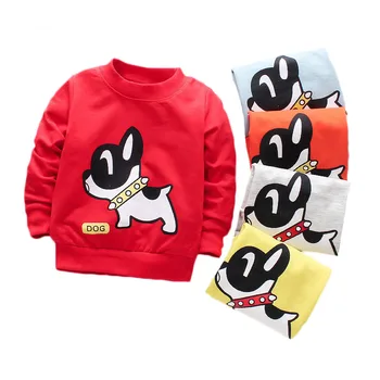 

Baby T shirts Dog Pattern Cotton Boys T shirts For Baby Boy Spring Long Sleeve Kids Clothes Tees Baby Boys T-shirts Cute Tops