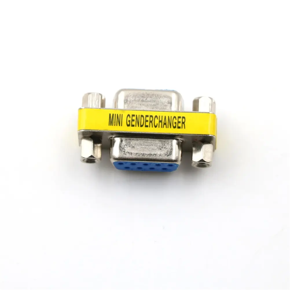 1 шт 9 Pin RS 232 DB9 женский безобрывный кабель Пол смены муфта адаптер оптовая
