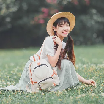 

Women Canvas Backpacks Rucksack School Bags For Teenagers Girls Bookbag Shoulder Bags Travel Bags Mochila