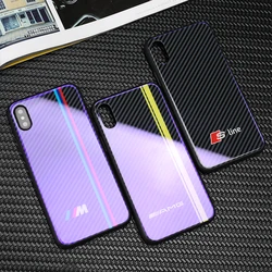Motorspo BMW M Apple X Blu-ray Glass Phone Case Mercedes AMG iphone6s / 7 / 8plus Protective Case iPhoneXS MAX Mobile case Motorspo BMW M Apple X Blu-ray Glass Phone Case Mercedes AMG iphone6s / 7 / 8plus Protective Case iPhoneXS MAX Mobile case
