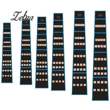 Скрипки гриф наклейки со шкалой Лада бирки-маркеры пальцами в таблице размеров 1/2 1/4 3/4 4/4 1/8 1/10 скрипка