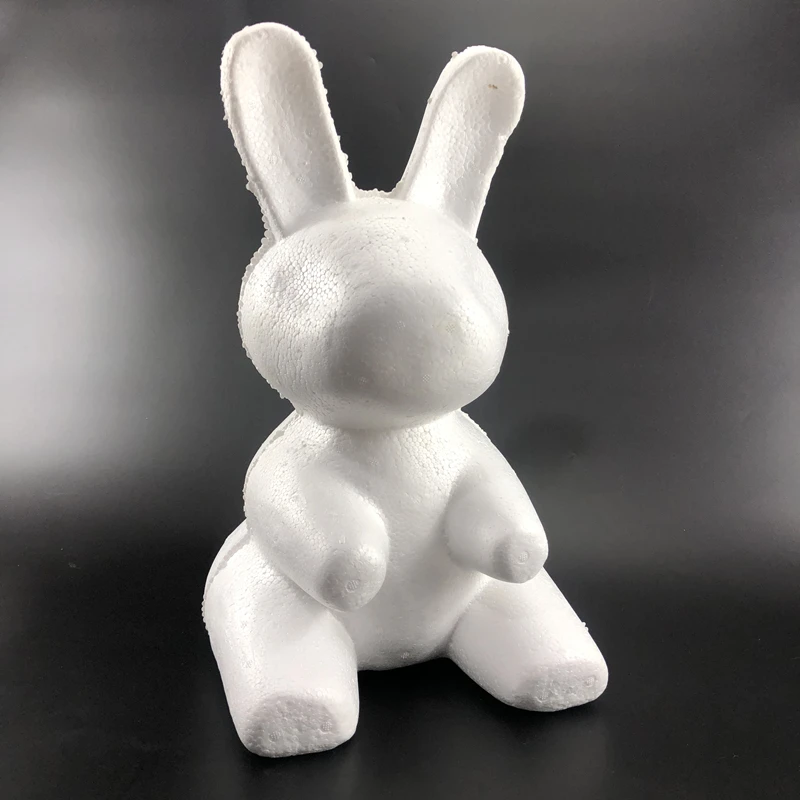 1 шт. Foam собака кролик белый ремесло моделирование пенополистирол пенопласт шары