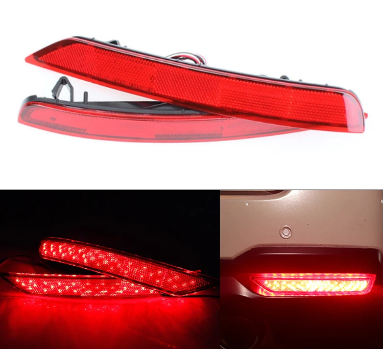 

Niscarda Red LED Car-Styling Rear Reflector Tail Light For Subaru Forester Impreza Legacy Headlight Fog Lamp 2008-2016