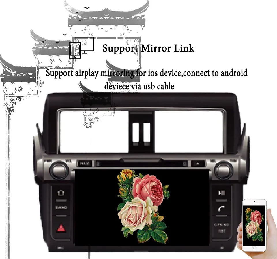 9'' Android9.0 64G Car Autoradio dvd video Player GPS Navigation Multimedia for Toyota prado LC150 2014-2017 4G Lte SD Head Unit 9'' Android9.0 64G Car Autoradio dvd video Player GPS Navigation Multimedia for Toyota prado LC150 2014-2017 4G Lte SD Head Unit