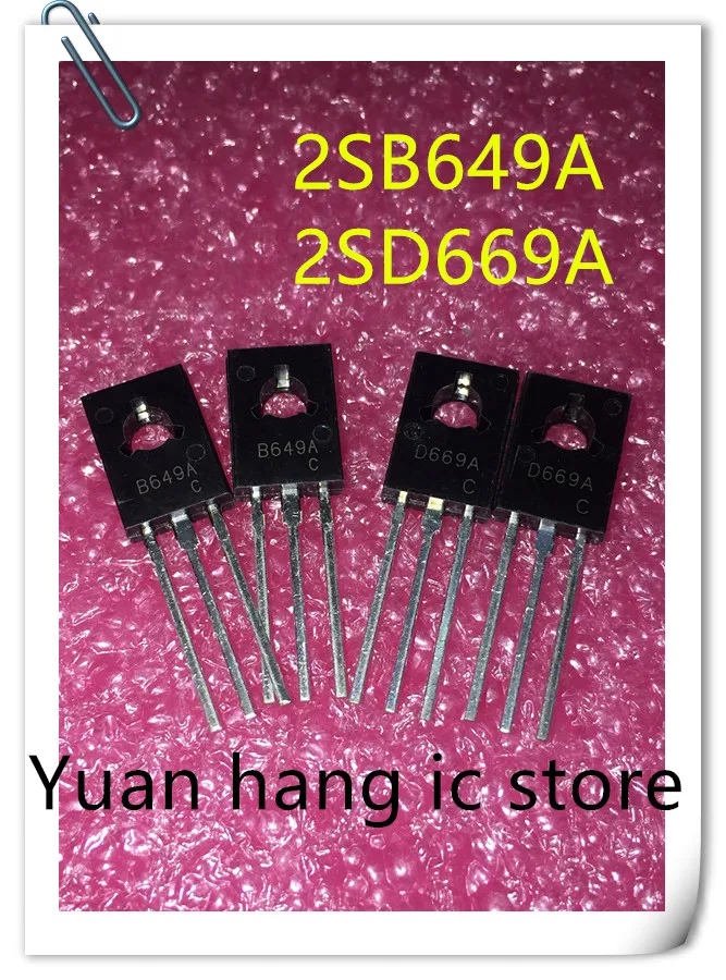 

20pair=40pcs/lot 2SB649A 2SD669A B649A D669A TO-126 Triode audio tube
