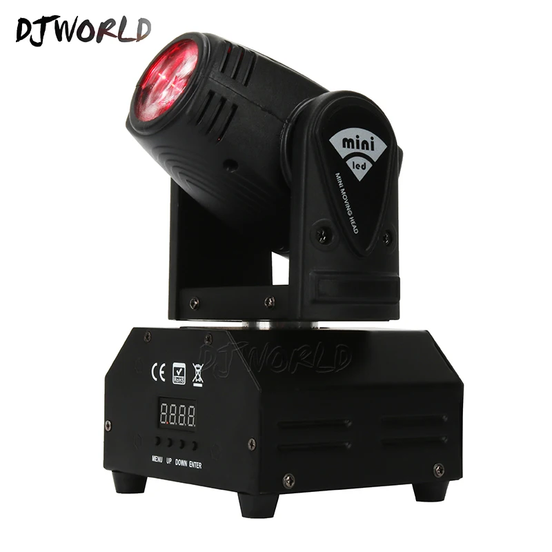 DJworld LED Spotlight With DMX512 10W RGBW LED Business Lights with Professional for Party KTV Disco DJ Party Club Dance Floor - Цвет: Mini  Bean LED 10w