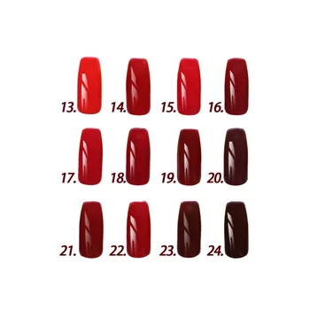 

4pcs inail Red Wine Series Gel Polish 15ml for New Year free shipping professional Gel varnish
