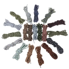 2 пары 19 Цвета шнурки для кроссовок спортивные ботинки на шнуровке; спортивные шнурки для обуви 140 см круглые шнурки