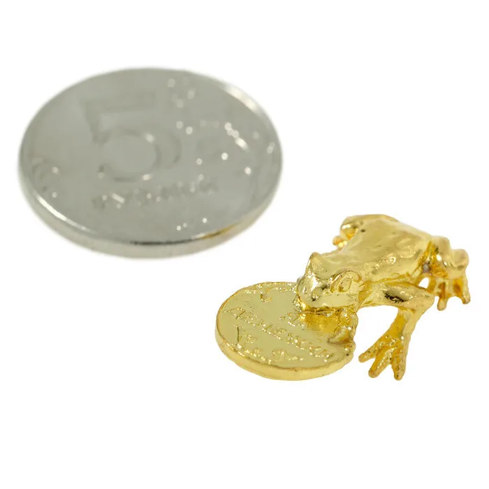 Новинка, уникальный дизайн, металлический сувенир, талисман в кошельке "и" монетная Жаба, Монетный кошелек, счастливый символ богатства