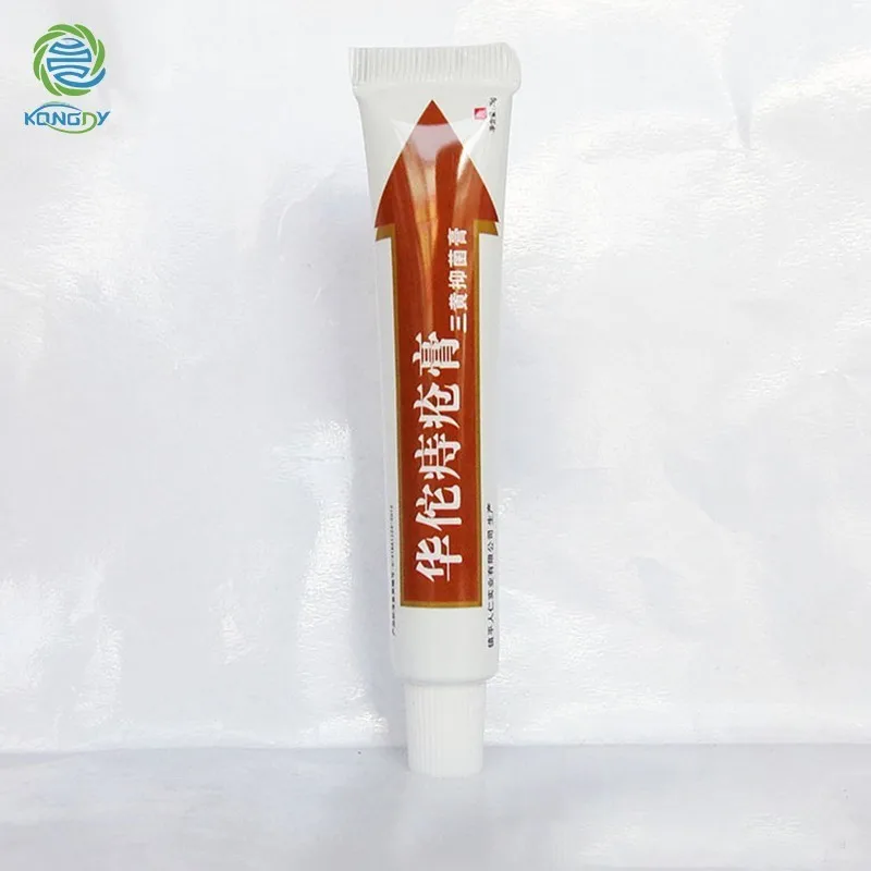 Hua Tuo Hemorrhoids Ointment Chinese Herbal Hemorrhoids Cream External Anal Fissure Medical Plaster Health Care Pain Relief - Цвет: Tube